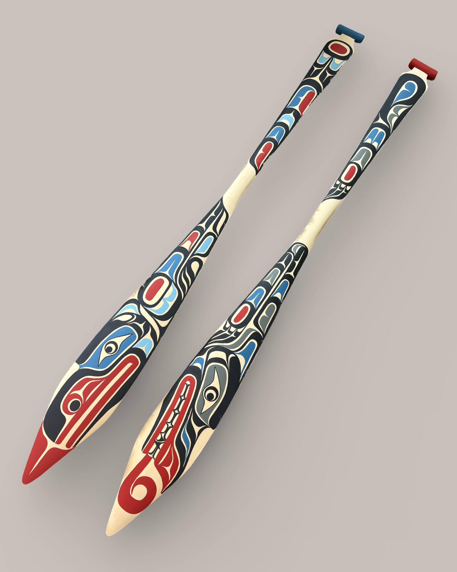Raven and Wolf Paddles