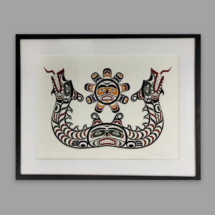 Sisiyułl (Doable Headed Serpent) and Tłisala (Sun) Original