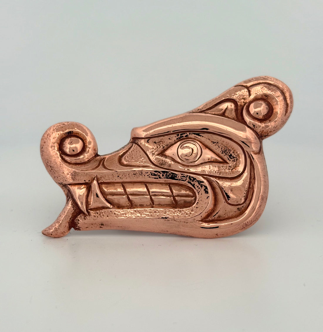 Copper Sisiyutł (double headed serpent) Pendant